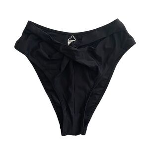 Cupshe High Waist High Leg Twist Front Bikini Bottom NWT